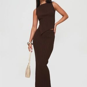 Princess Polly Basile Set Chocolate